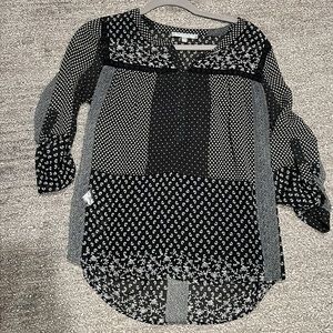 Daniel Rainn Patchwork Top with Cami